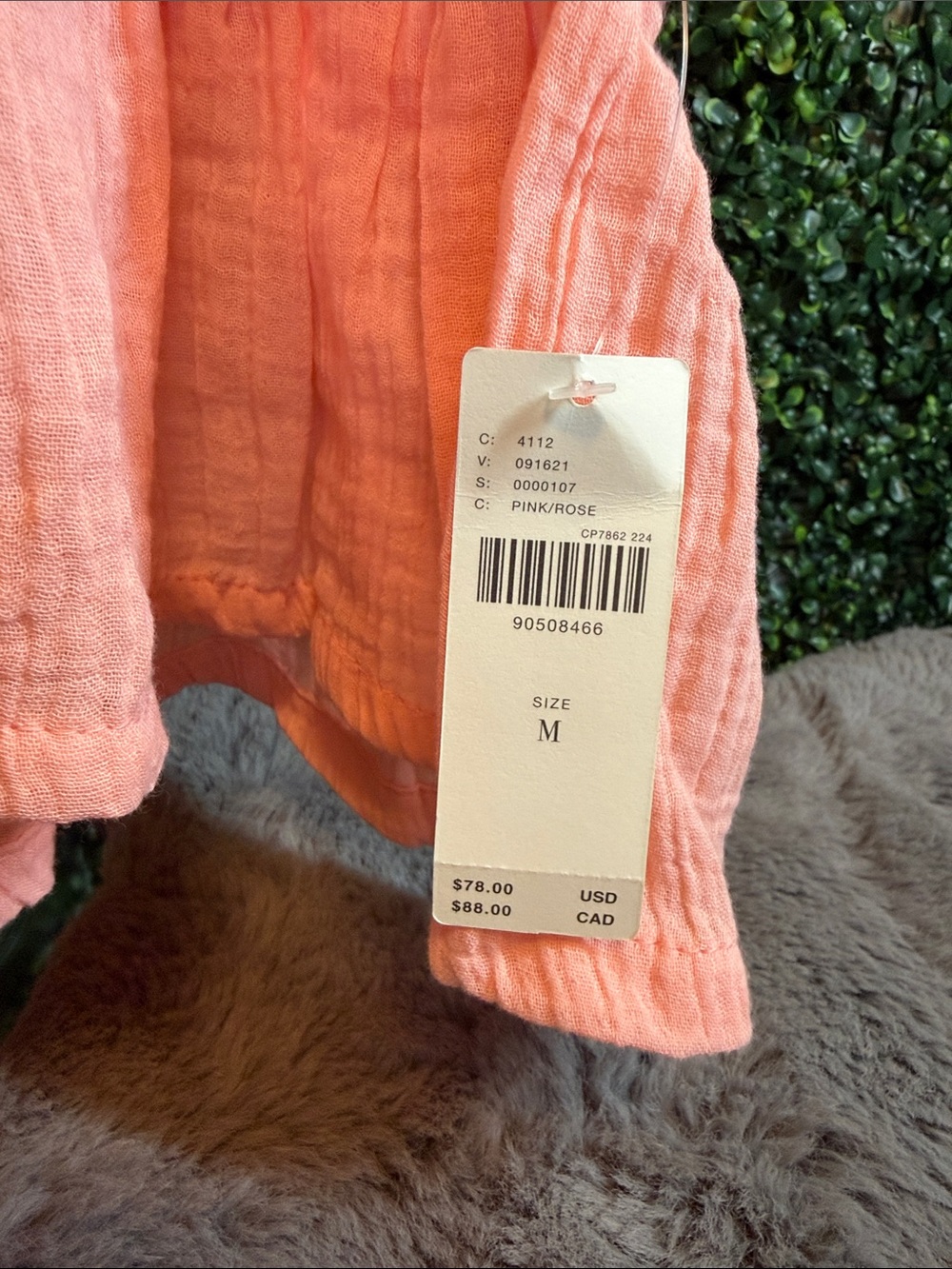 NWT Pilcro Colorblock Peplum Polo Top size medium - Picture 2 of 6